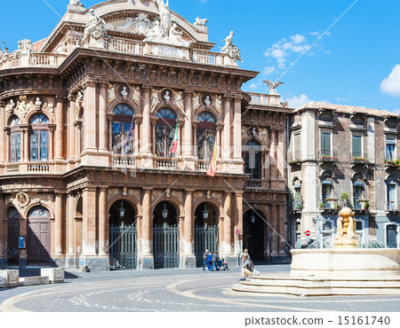 Teatro Massimo Bellini on Piazza in Catania Teatro Massimo Bellini on Piazza in Catania 15161740