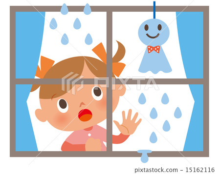 在一個下雨天,一個男孩和一個小女孩 在一個下雨天,一個男孩和一個小女孩 15162116