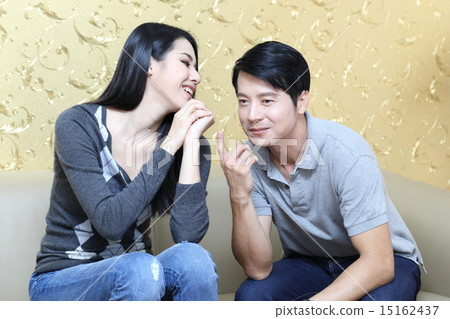 Man woman parents family sit and talk Man woman parents family sit and talk 15162437