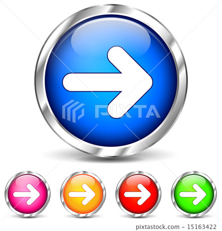 Vector chrome arrows icons 15163422