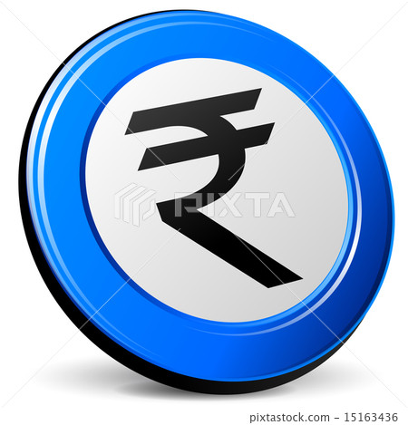 Vector 3d rupee icon 15163436