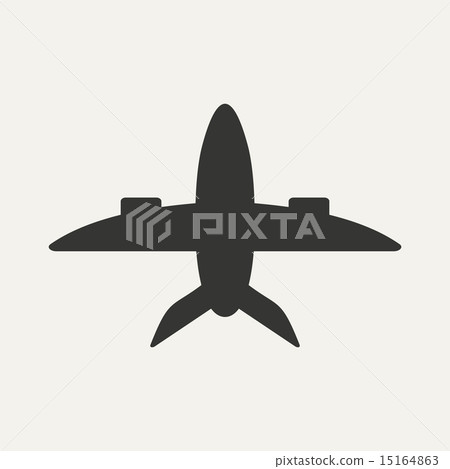 Flat in black and white mobile application plane Flat in black and white mobile application plane 15164863