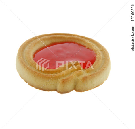 sweet cookies isolated on a white  15166856