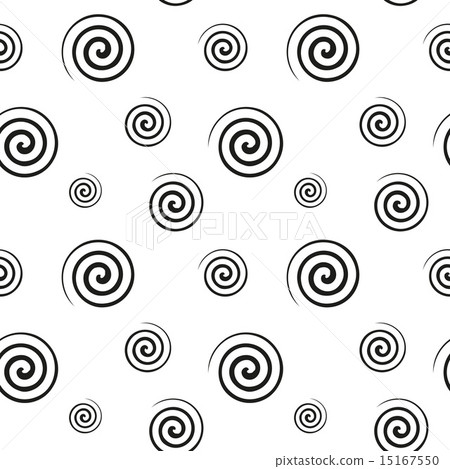 Spiral monochrome seamless texture Spiral monochrome seamless texture 15167550