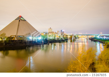 Panoramic view of the Pyramid Sports Arena  15167835