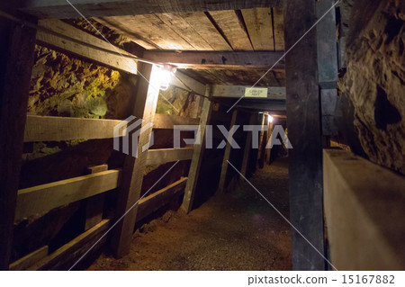 undergroung mine passage in the mountains undergroung mine passage in the mountains 15167882