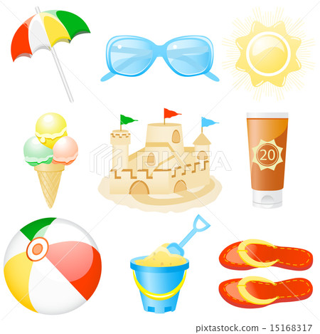 Icon set Vacations 15168317