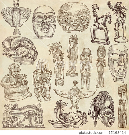 Native and Old Art - Hand drawings 15168414