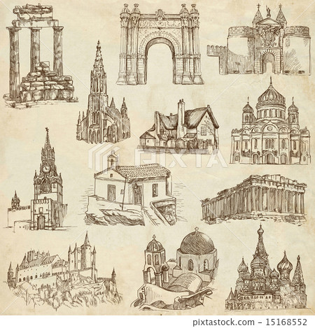 Architecture - hand drawn pack 15168552