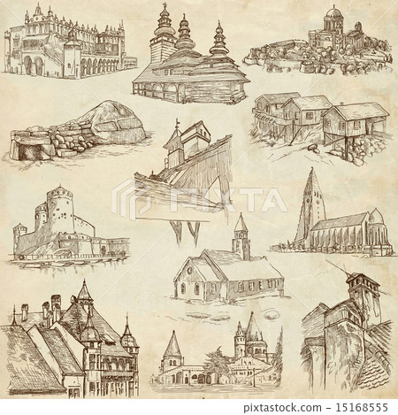 Architecture - hand drawn pack 15168555