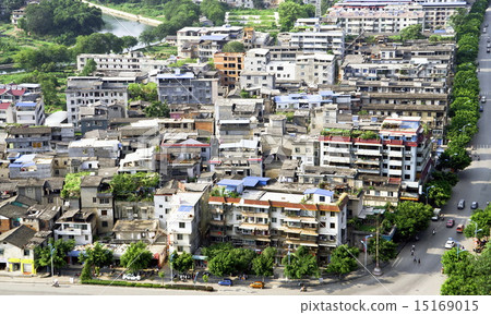 Chinese slum area district Chinese slum area district 15169015