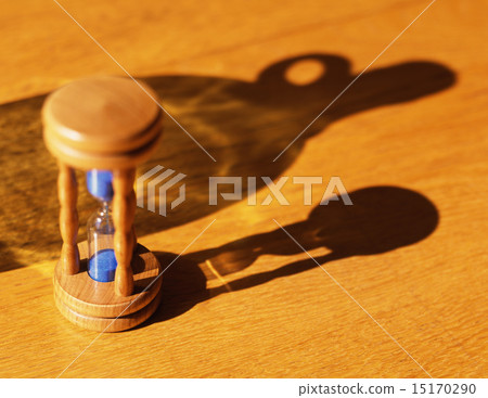 Hourglass and shadows 15170290