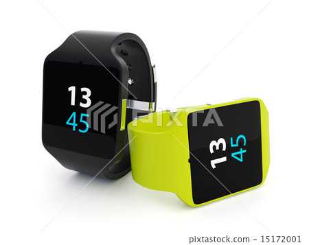 Smart watch isolated on white background Smart watch isolated on white background 15172001