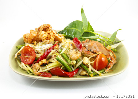 Green papaya salad 15172351