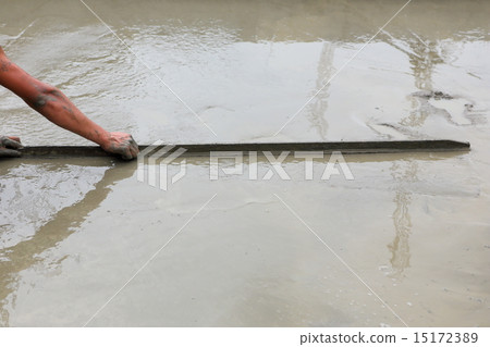 a plasterer concrete worker at floor work a plasterer concrete worker at floor work 15172389