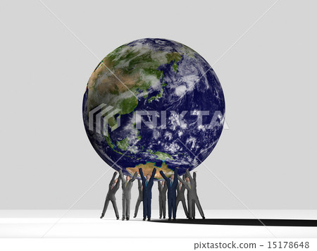 Businessmen who support the earth 15178648