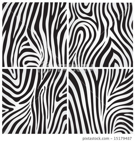 vector zebra texture - Stock Illustration [15179487] - PIXTA