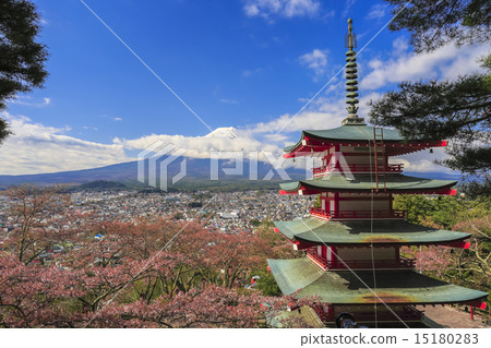 Lost Tower and Mt. Fuji Lost Tower and Mt. Fuji 15180283