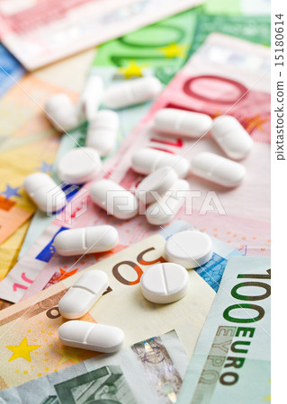 pills and euro banknotes pills and euro banknotes 15180614
