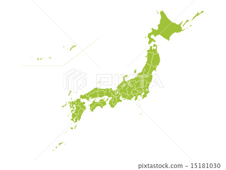 Map of Japan  15181030