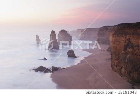 Twelve Apostles in Australia at sunset 15181048