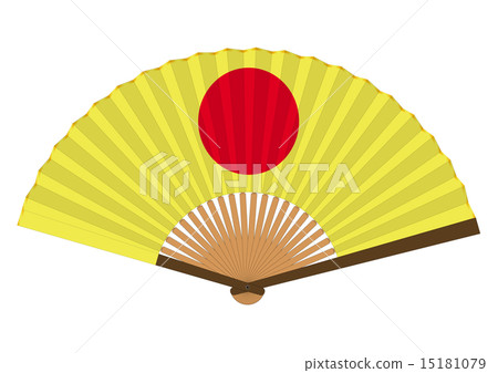 Fan golden Hinomaru Fan golden Hinomaru 15181079