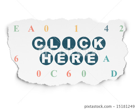 Web design concept: Click Here on Torn Paper background Web design concept: Click Here on Torn Paper background 15181249
