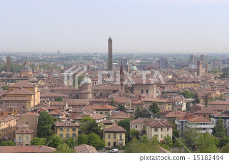 Italy Bologna Distant view tower 15182494
