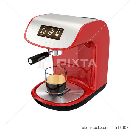 Espresso coffee maker with touch panel 15183083