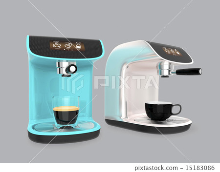Espresso coffee maker with touch panel 15183086
