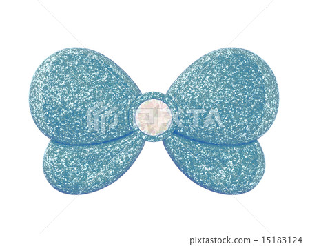 Plump ribbon blue lame 15183124