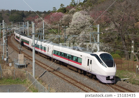 Mito Kairakuen和Limited Express Hitachi 15183435