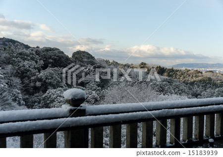 清水寺的雪域風光 15183939