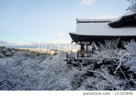 清水寺的雪域風光 15183940