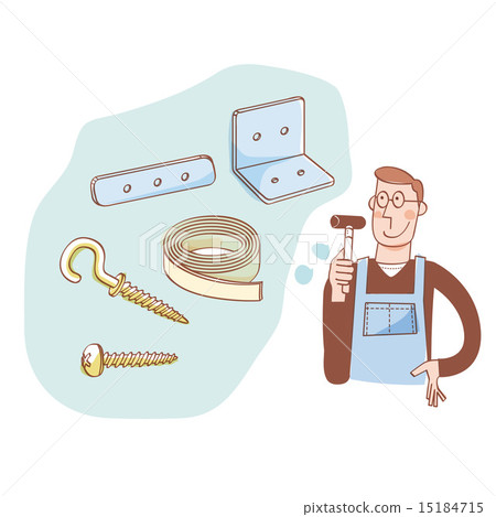 計劃上門維修的男士 計劃上門維修的男士 15184715