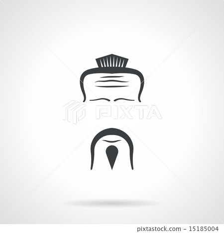 Japanese chef black vector icon - Stock Illustration [15185004] - PIXTA