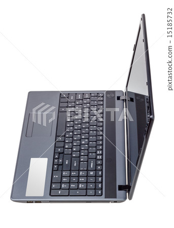 Modern laptop isolated on white background 15185732