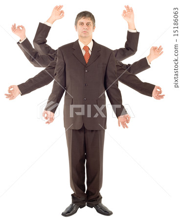 Versatile businessman Versatile businessman 15186063