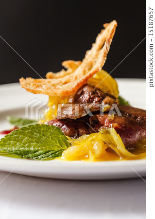 foie gras with sauce 15187657