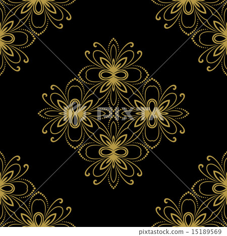 Floral Seamless Pattern. Orient Abstract Background Floral Seamless Pattern. Orient Abstract Background 15189569