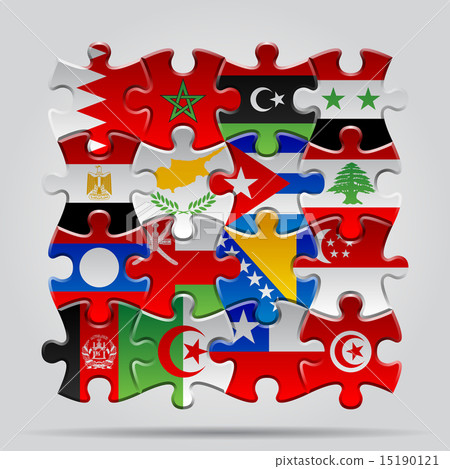 Puzzle flags 15190121
