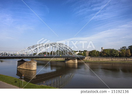 Iron Bridge in Krakow, Poland Iron Bridge in Krakow, Poland 15192136