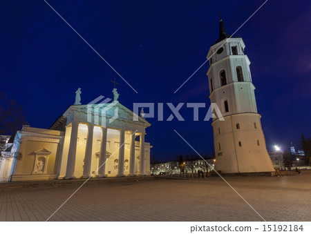 The Cathedral Square in central Vilnius The Cathedral Square in central Vilnius 15192184
