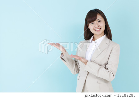 指導的女性（藍背） 15192293