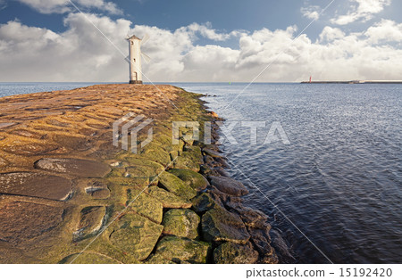 Sunrise over Baltic Sea coast. Sunrise over Baltic Sea coast. 15192420