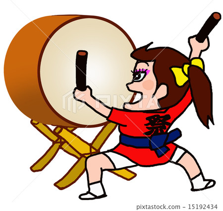 節日鼓女孩 節日鼓女孩 15192434