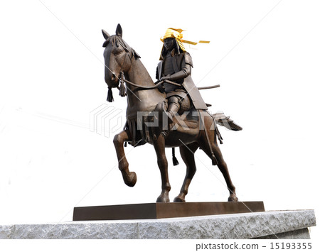 Kenshin Uesugi statue of Hokuriku Shinkansen Joetsu Myoko Station 15193355