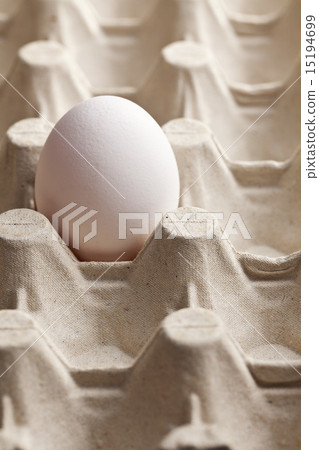 white egg in carton white egg in carton 15194699