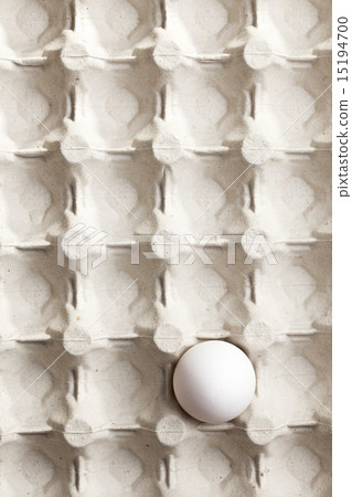 white egg in carton white egg in carton 15194700