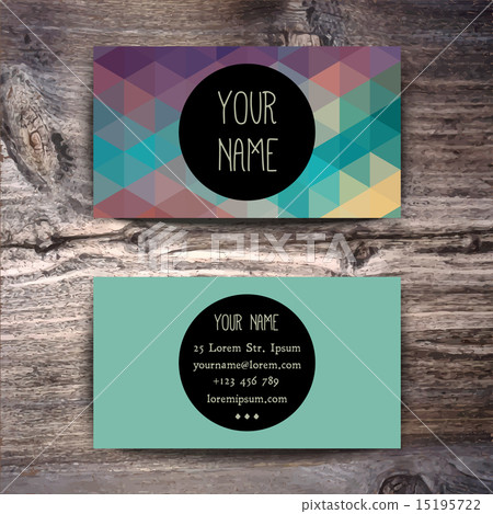 Business card template 15195722